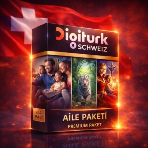 Digitürk Familienpaket – digitales TV-Abonnement (12 Monate)